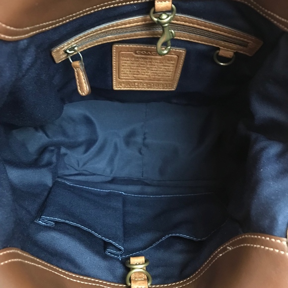 Rare Coach 10810 Denim Patchwork Handbag - Picture 8 of 8